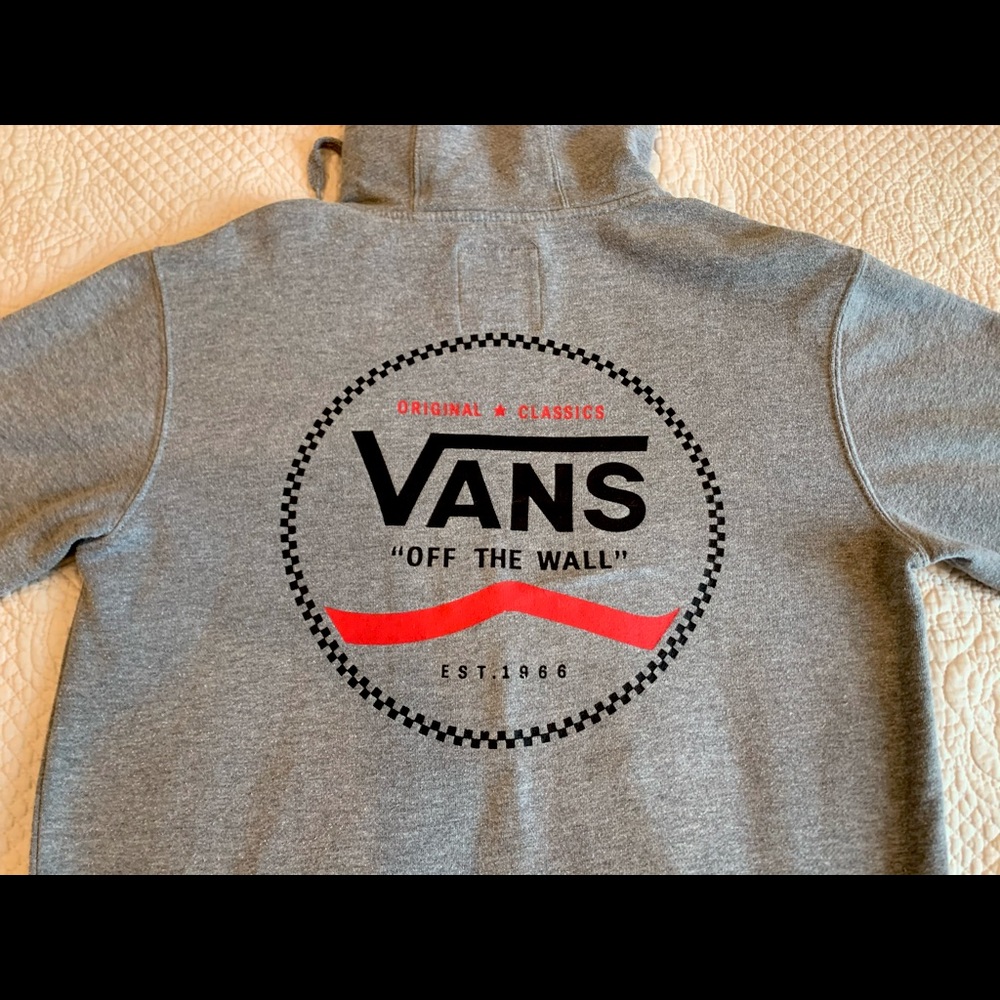 VANS GRAY HOODIE